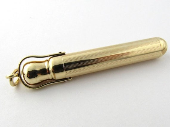 Vintage 10 Karat Yellow Gold Telescopic Pencil #1809 - Etsy