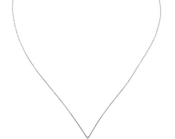 Ryan Gems Nyc 14k White Gold Diamond Halo Emerald Pendant Necklace #26852