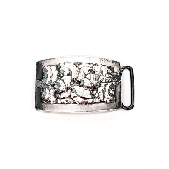 Bracelet Manchette En Argent Massif - Style Ancien Boucle De Ceinturon - Occasion