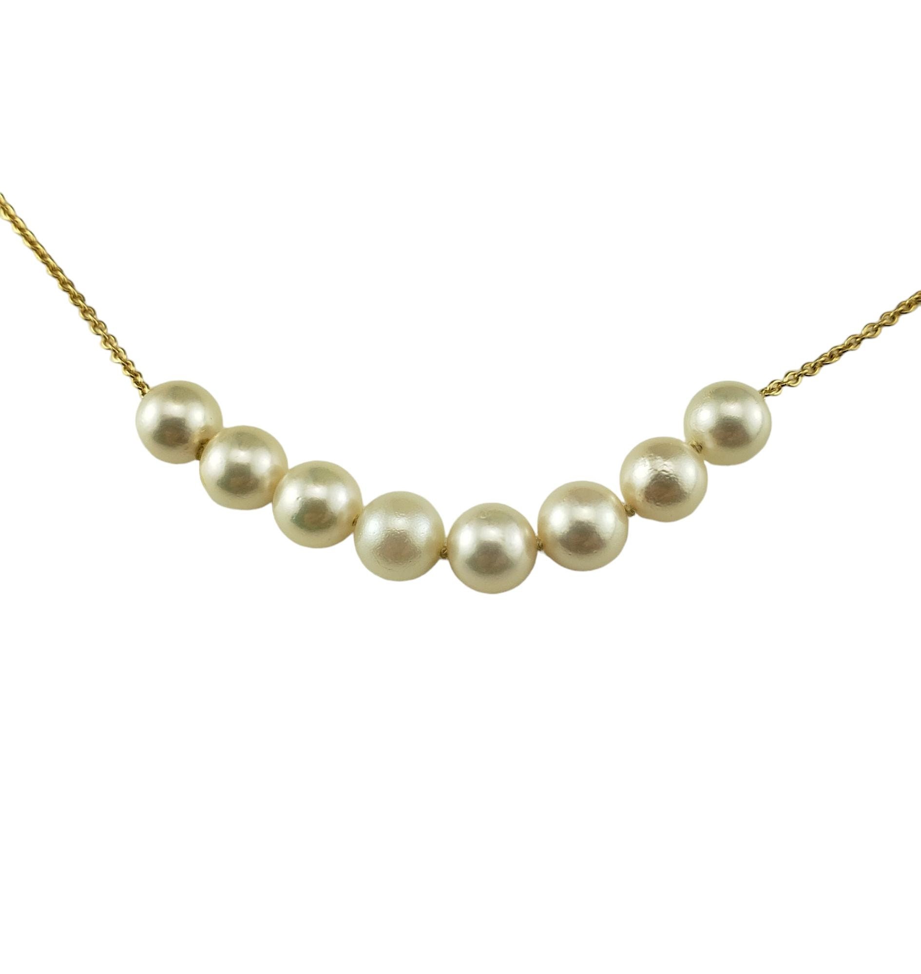 ブレスレット LESS IS MORE 14K gold field 4mm pearl necklace Seed Pearl Necklace, Gold – Michaela Farkasovska