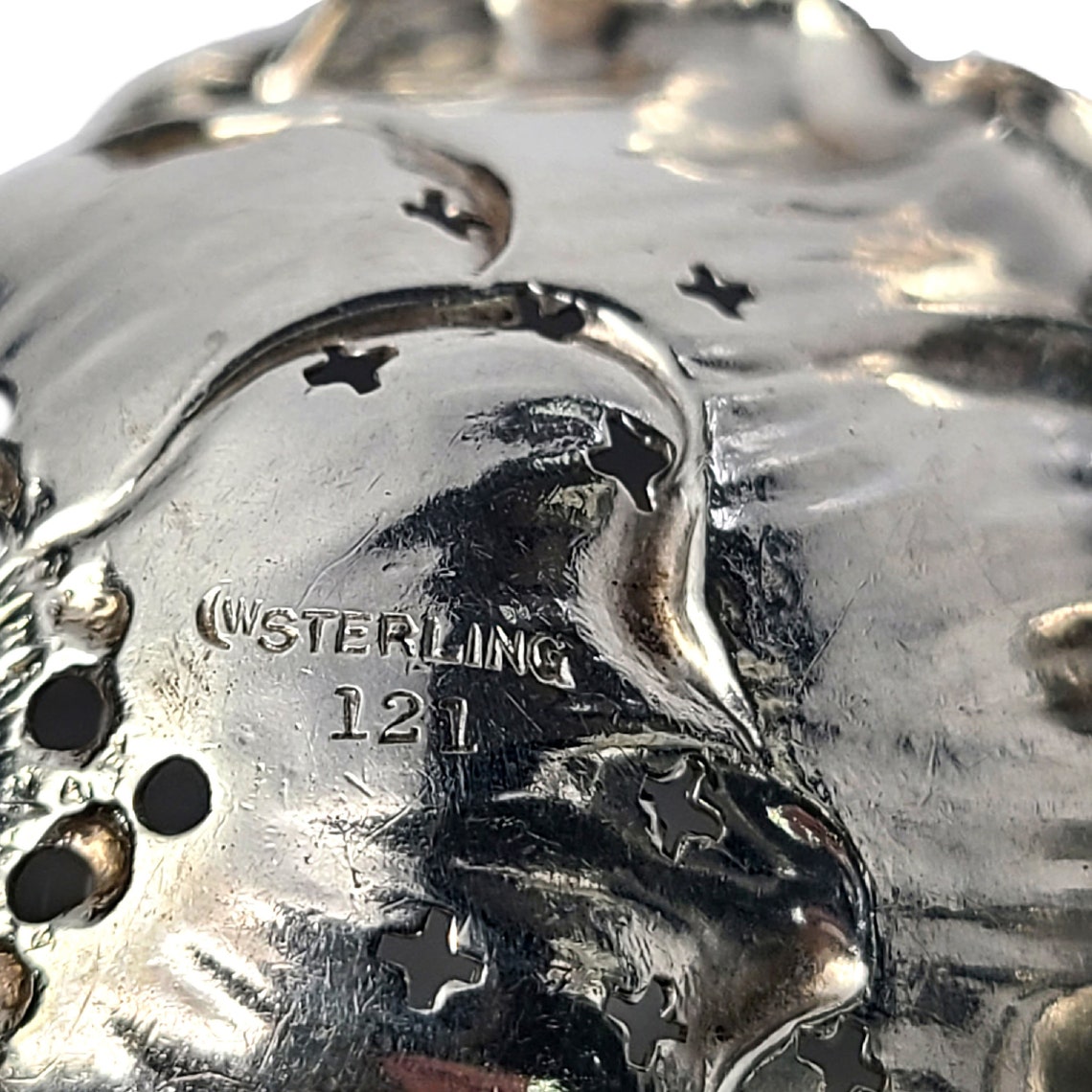 Watrous Mfg Co Sterling Silver Tea Strainer 121 9440 Etsy