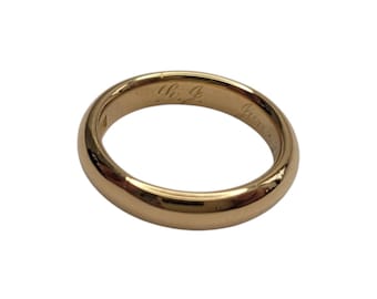 1911 Shreve & Co. 18k Yellow Gold Wedding Band Size 6 #26816
