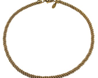 Aurafin Italy 18k Yellow Gold Bolero Rope Chain Necklace 17" #24894