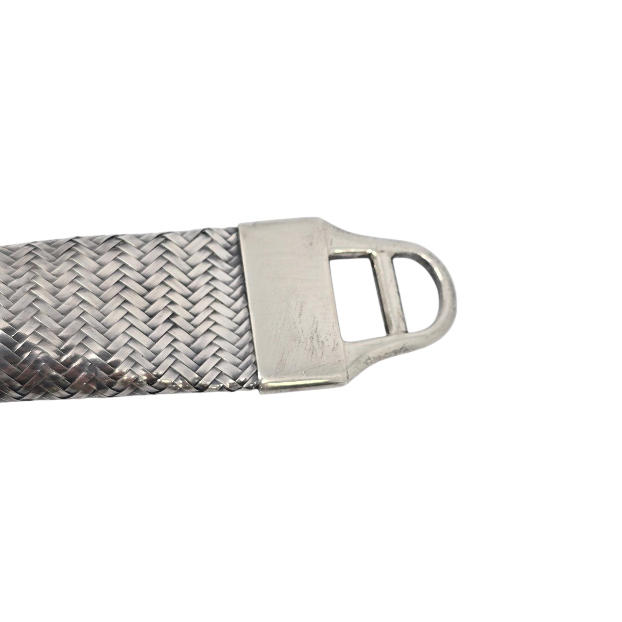 Angela Cummings Sterling Silver Herringbone Mesh Belt #22543  display picture 2