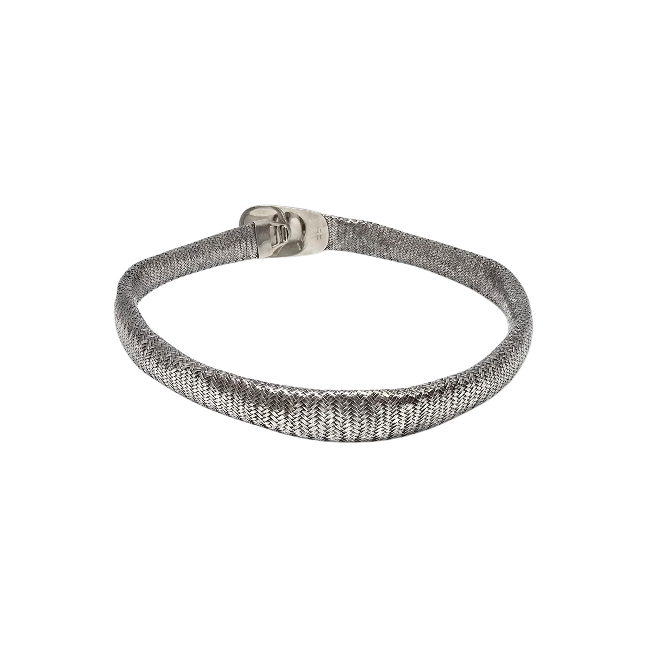 Angela Cummings Sterling Silver Herringbone Mesh Belt #22543 