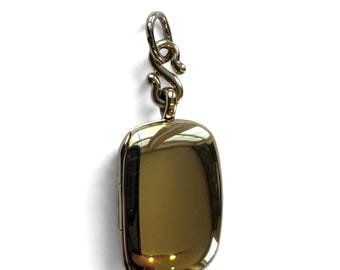 Richter & Phillips 18k Yellow Gold Slim "Britt" Locket Pendant #25677