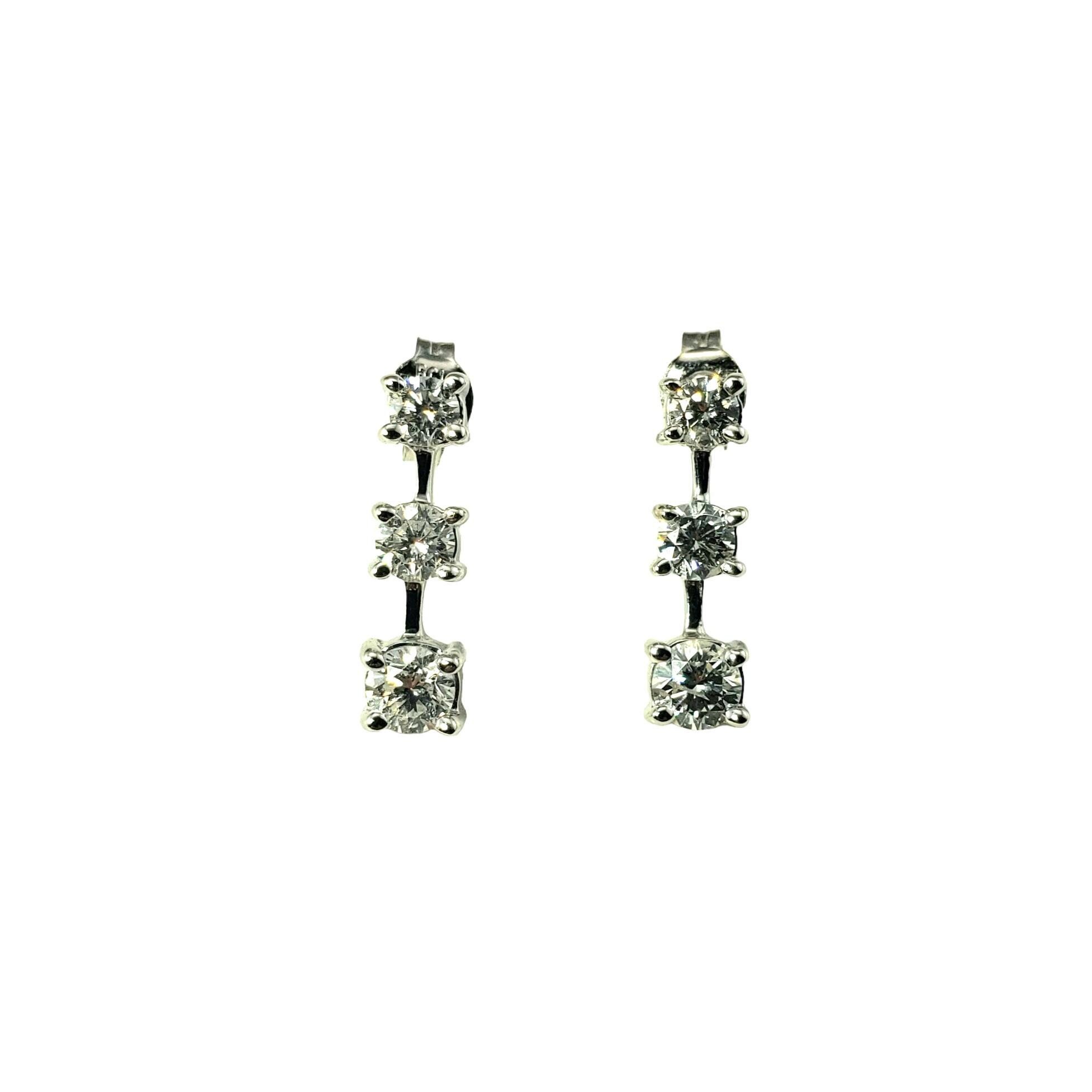 ダイヤモンド イヤリング　カフ K14WG 美品 20-063601-26002b.jpg