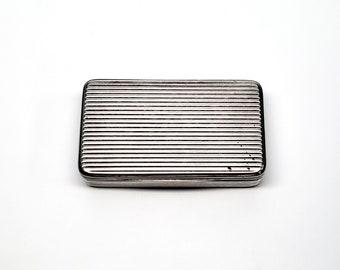 Antique George III Sterling Silver Snuff Box by Cornelius Bland #4355