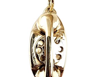 14k Yellow Gold Rotary Phone Charm #22510