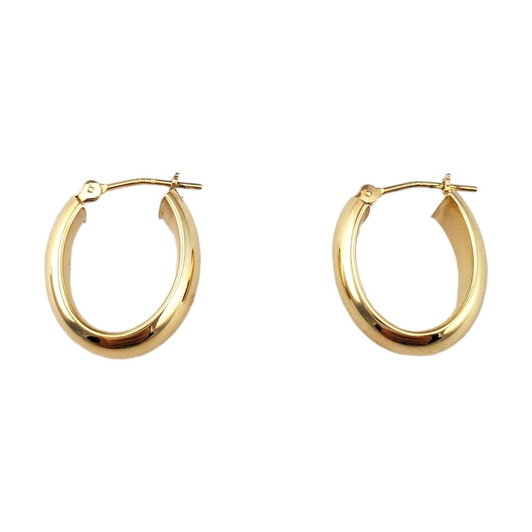 Orbit Yellow Gold Hoop Earrings