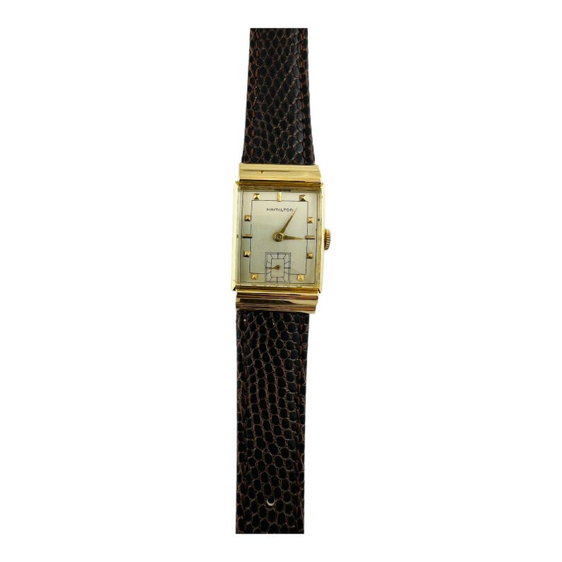 1940's Hamilton Gordon 18k Yellow Gold Watch Manual Men's Watch #15797