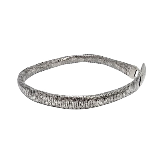Angela Cummings Sterling Silver Herringbone Mesh Belt #22543 - Etsy