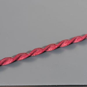 Spiraalstok met zwaluwstaart van amarant 15,5/0,9 cm 4,43 g afbeelding 6