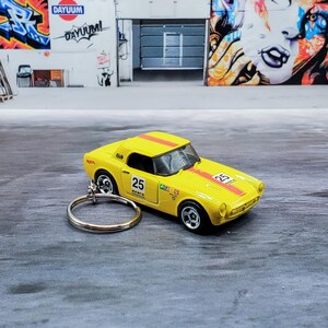 Honda S800 Racing Car Keychain Keyring | Fathers Day - Car Enthusiasts - Valentines - Limited Run