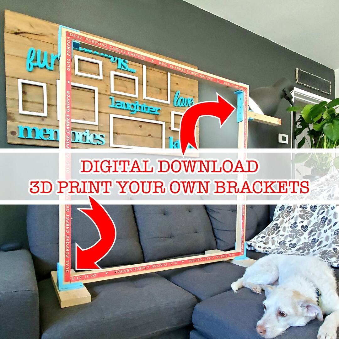 Rug Tuft Tufting Frame Bracket DIGITAL DOWNLOAD for 3D Printers With