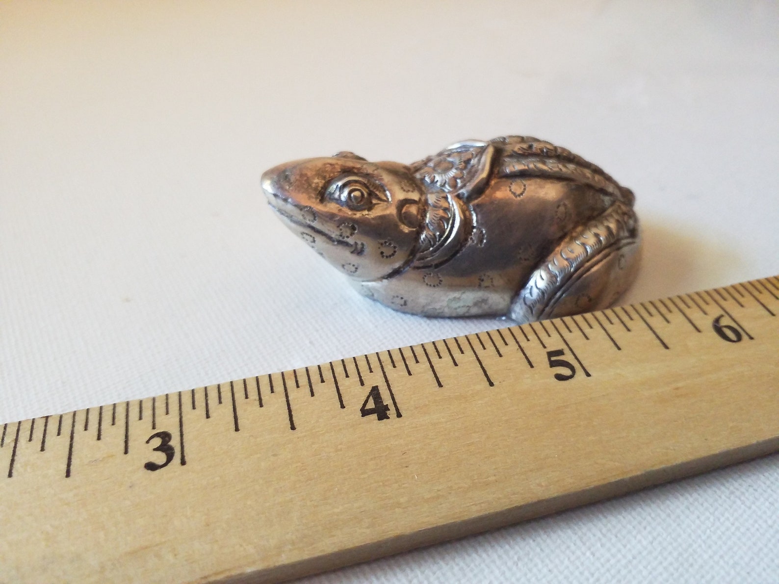 Silver Frog See Description Etsy