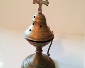 Brass incense holder burner, see desc