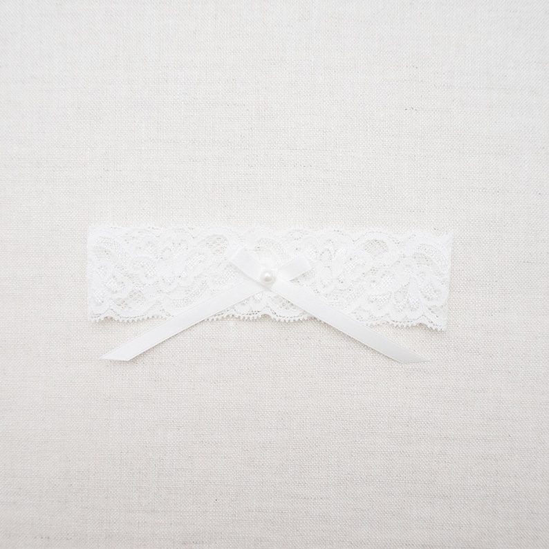Tulle Bridal Garter Set Off White Wedding Garter Bridal Satin Garter Set Simple Bridal Garter Keepsake Garter Bridal Shower Gifts