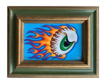 Flaming Eye Original Painting