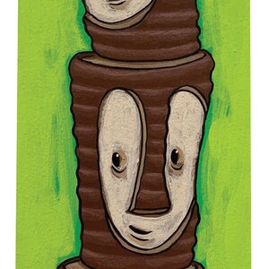 Stack-O-Bobs Tiki Bob Archival Giclee Print image 1