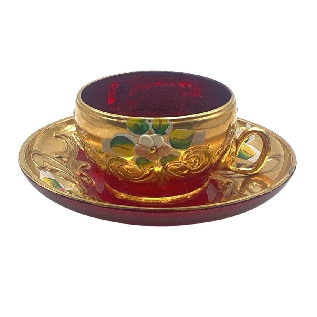 Murano Glass Tea Set - Etsy Canada