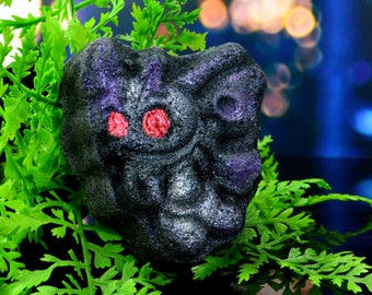 mothman bath bomb, halloween bath bombs, cryptid lover gift