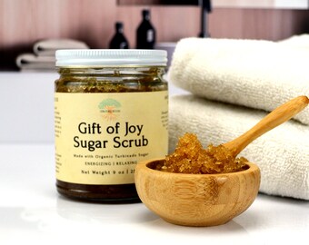 all natural sugar scrub, breakup care package, witchy best friend