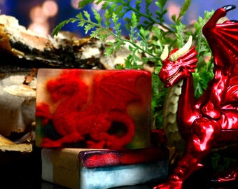 welsh dragon soap, dungeon master gifts, dnd girl