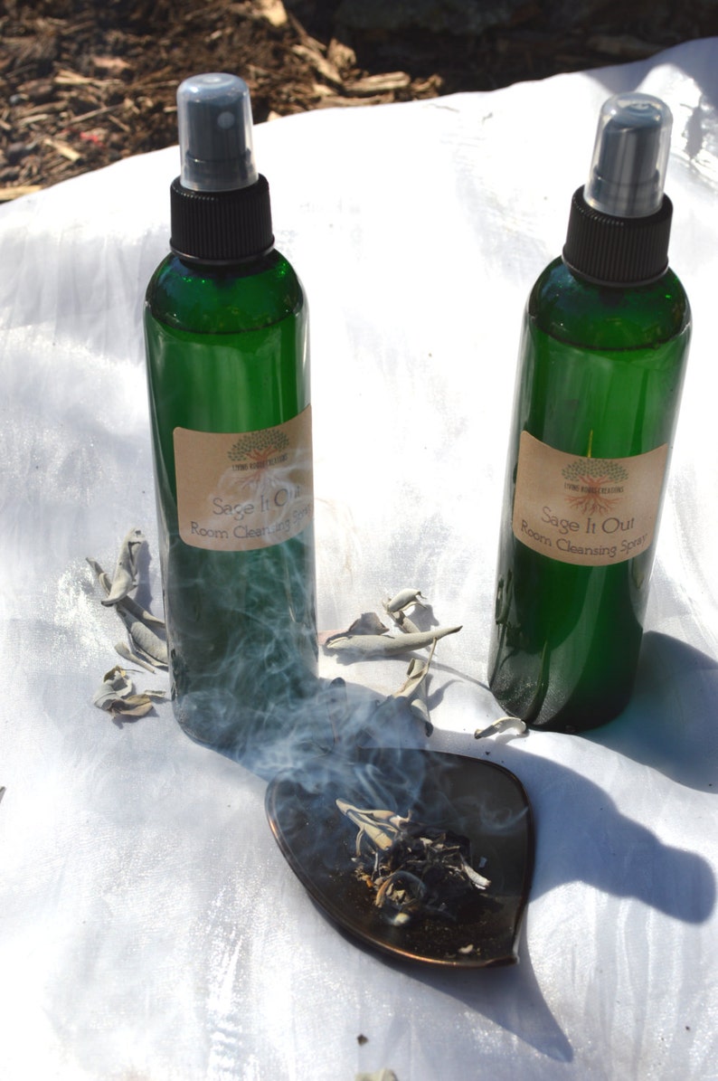 Sage It Out, sage spray, energy clearing, holistic gifts, holistic gift, pagan gift, wicca image 3