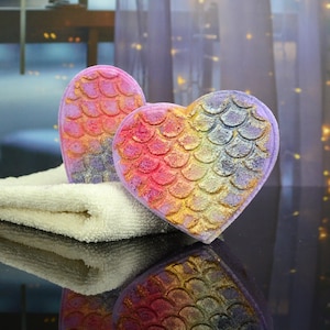 heart bath bomb, pride month gifts, teenage girl gifts