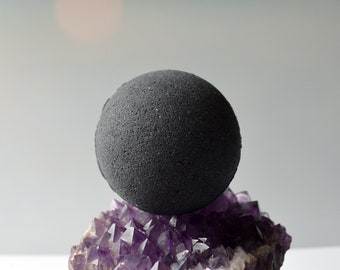 black bath bomb, halloween bath bombs, halloween, samhain, gift for best friend female