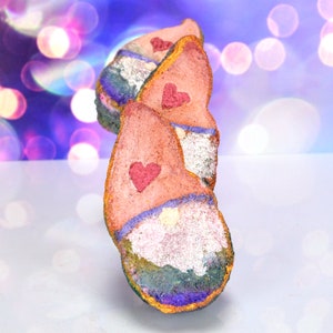 valentine gnome bath bomb, lgbt valentine, gay valentine gift