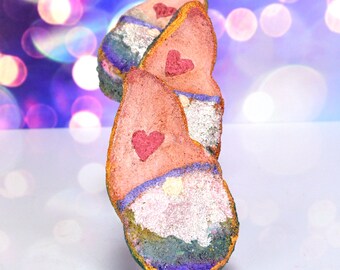 valentine gnome bath bomb, lgbt valentine, gay valentine gift