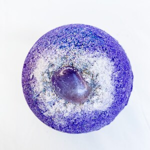 Crystal Bath Bomb, Amethyst, Mothers Day, Gift for Mom