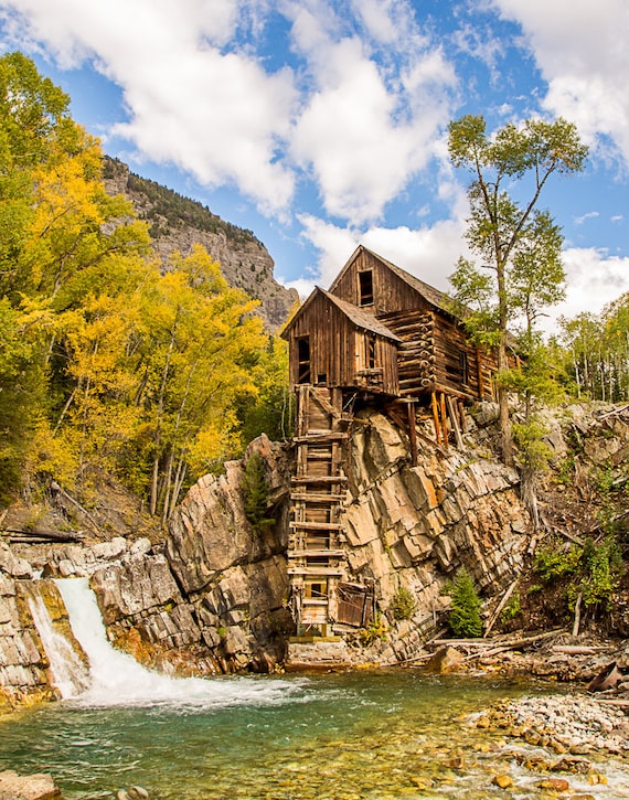 Crystal Mill Marble Colorado, Colorado Art Print, Colorado Photography, Mountain Decor, Rustic Decor, Colorado Photo, Colorado Aspen, Travel