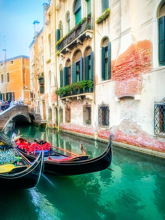 Venice Italy Canal, Italy Wall Decor, Venice Italy Print, Venice Canal Photo, Venice Gondola Scene, Venice Art, Fine Art Photograph