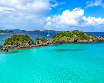 Two Boats in Trunk Bay