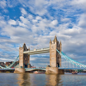 Tower Bridge, London Art Print, London Photography, English Decor, Large Wall Art, Travel Photo, Travel Photography, England Photography