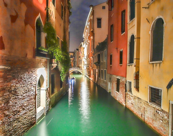 Canal of Light, Venice Art Print, Venice Photography, Venice Decor, Large Wall Art, Travel Photo, Travel Photography, Travel Art, Venice