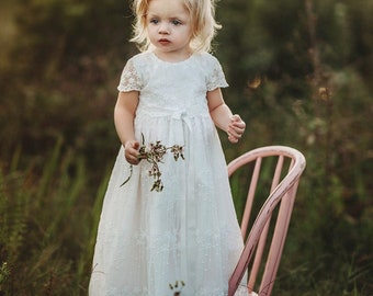 Floor length gown,baby baptism gown,white blessing gown,edwardian baby dress,dedication ceremony,victorian,vintage lace dress,infant,fancy