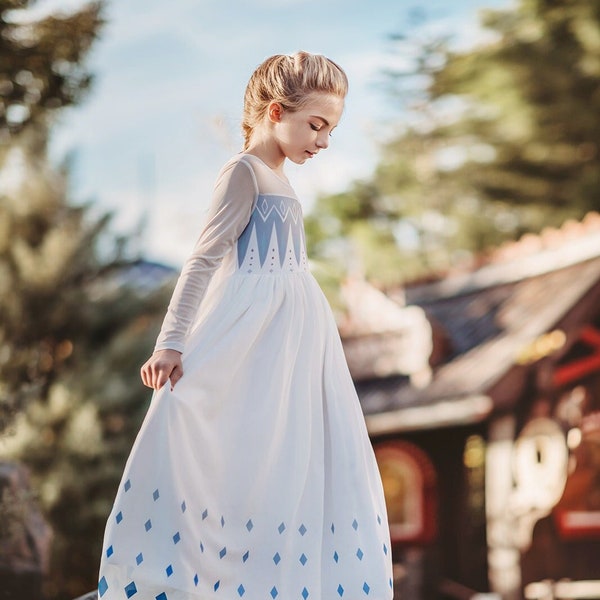 Elsa Maxi Dress,Princess twirl dress,disney princess cosplay,halloween cosplay,frozen birthday outfit,Elsa twirl dress,disney world outfit