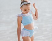THE ORIGINAL Girls cinderella swim suit,high waist swimsuit,toddler bathing suit,princess pool party,disney cosplay bathing suit,pageant