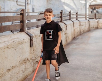 READY TO SHIP Boys Darth Vader Costume,Boys Halloween Costume,Toddler Star Wars costume,Star Wars Birthday,Disney World Outfit,toddler