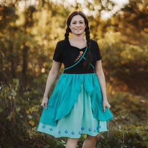 Plus size anna frozen dress discount