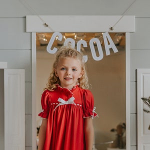 Rote Weihnachten, Clara Nussknacker Nachthemd, Kurzarm, Nussknacker Ballett, Weihnachtsmorgen, Familien Weihnachtsfotos, Frühstück mit Santa
