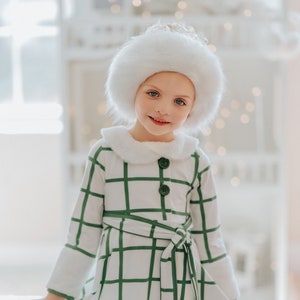 Girls Christmas Dress,Window pane plaid,Classic,Vintage,Rockettes Uniform,Radio City Music Hall,Rockettes Costume,Twirl dress,iconic,classic