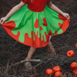Poison Apple Dress,Disney Villains Cosplay,Disney Princess,Snow White,Evil Queen,Cotton Twirl Dress,Disney Family Outfit,Costume