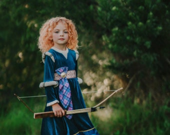 READY TO SHIP,Merida Princess Dress,Inspired by Disney Parks Character,Ballgown,Disney Princess Cosplay,Halloween,Brave,Renaissance dress