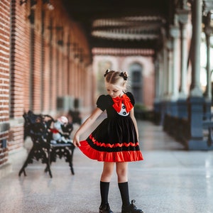 READY TO SHIP,Cat in the hat dress, dr. Seuss cosplay,100 days of school,cotton twirl dress,summer reading, elementary student,seussical image 5