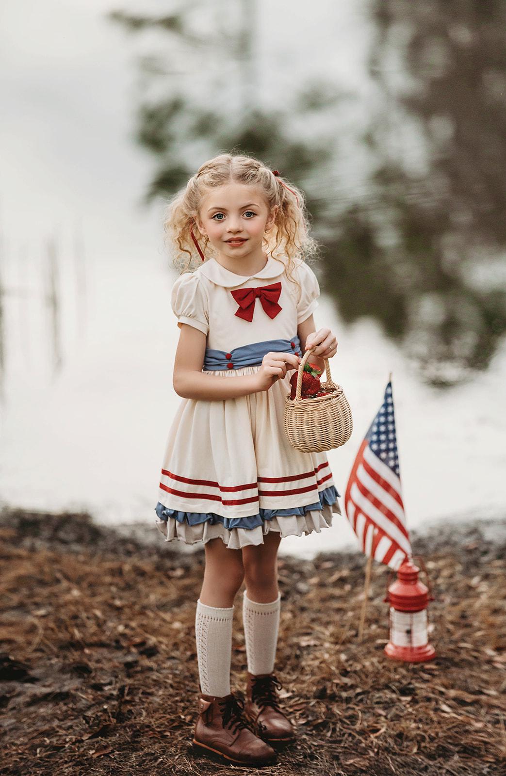 Trooper Clothing Baby Girl Marine Dress Blues Marine Homecoming